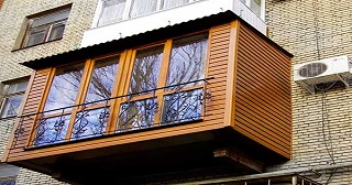 Внешняя отделка балкона Слободской цена от 1028 руб. м/2.
